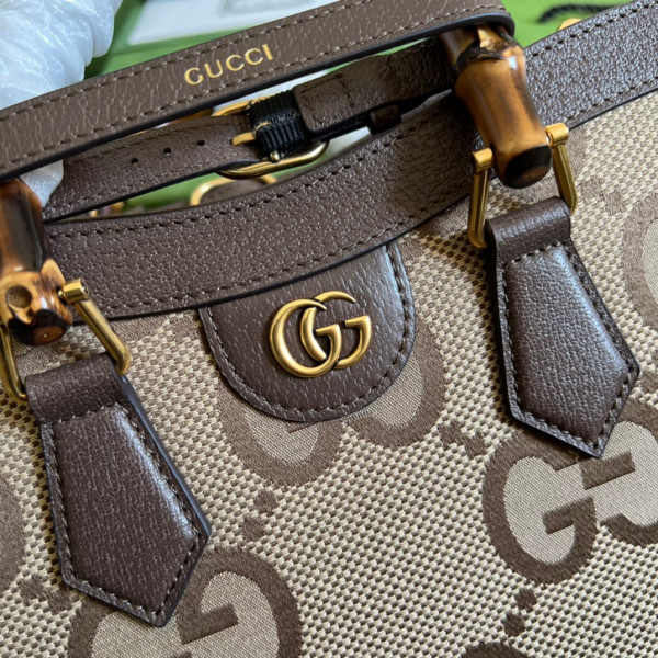 G*u*i diana small tote bag with jumbo gg