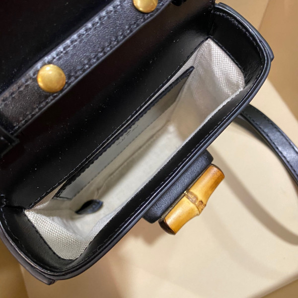 G*u*i bamboo mini handbag