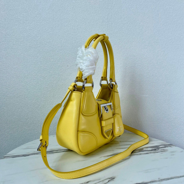 Pra*a moon padded nappa-leather bag