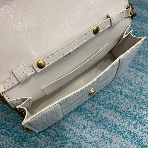 Ba*len*cia*ga hourglass chain bag