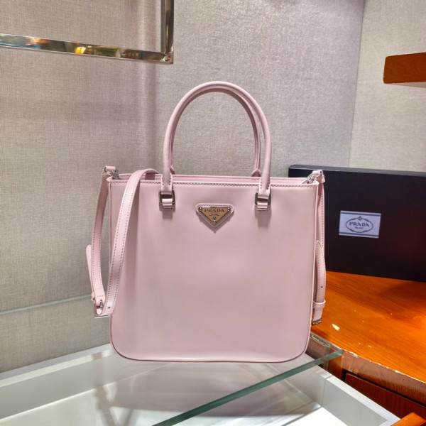 Pra*a large brushed leather tote