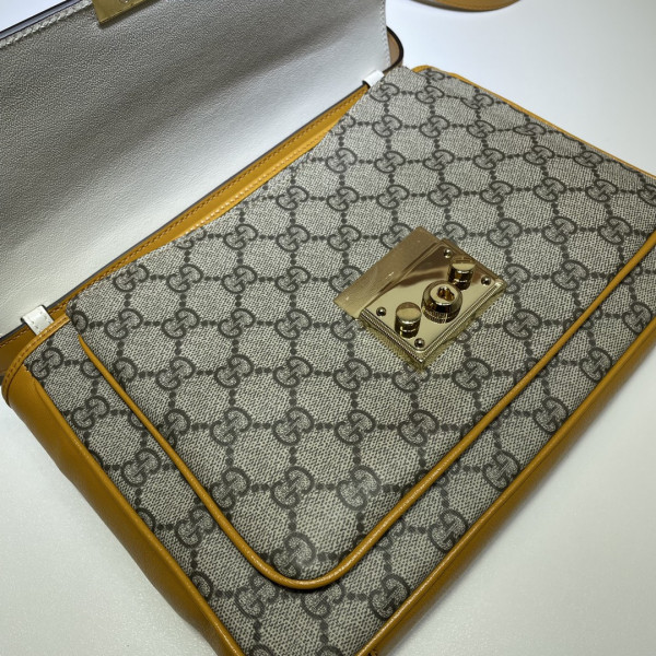 G*u*i padlock small shoulder bag