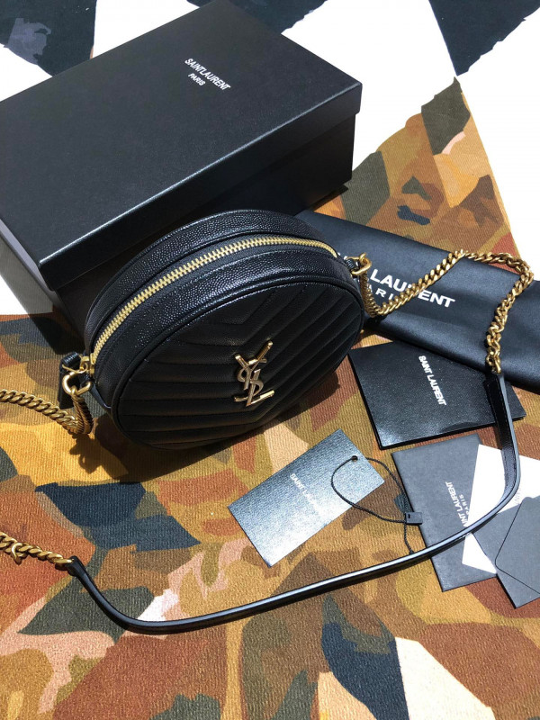 Y*L vinyle round camera bag