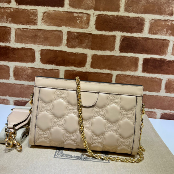 G*u*i gg matelassé leather shoulder bag