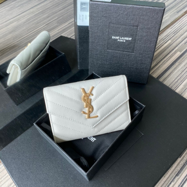 Y*L monogram small envelope wallet in