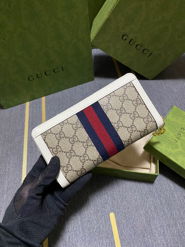 G*u*i ophidia gg zip around wallet