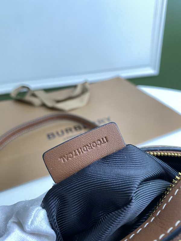 B**rry logo graphic canvas and leather l0*ise bag