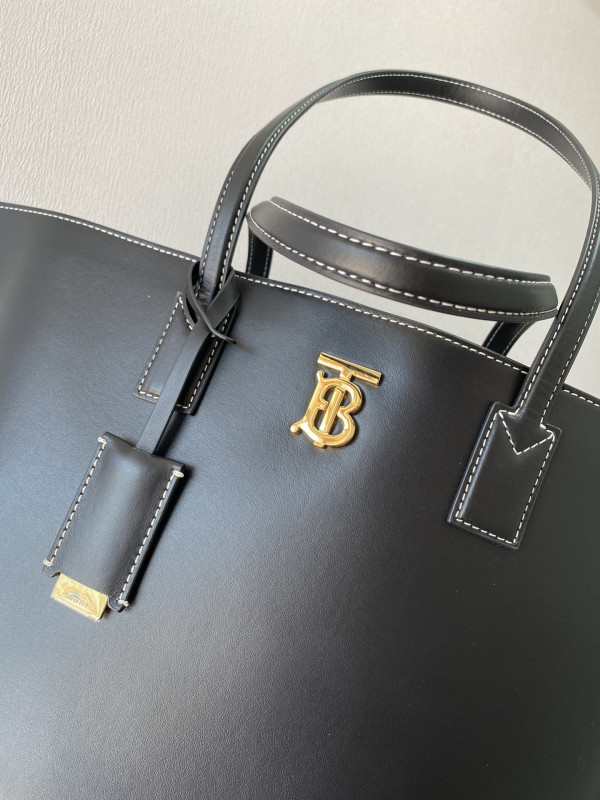 B**rry medium monogram motif leather tote
