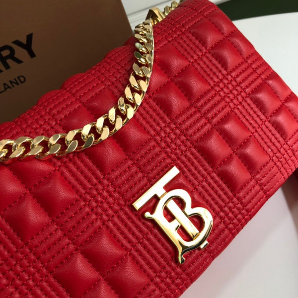 B**rry small quilted check lambskin lola bag