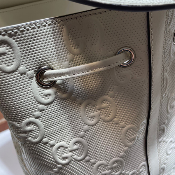 G*u*i gg embossed backpack