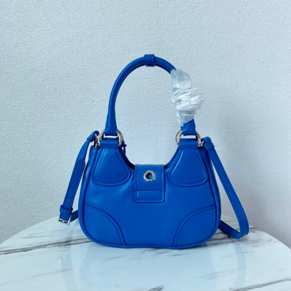 Pra*a moon padded nappa-leather bag