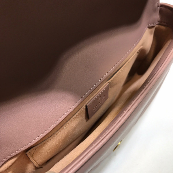 G*u*i gg marmont pearl chain belt bag