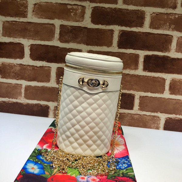 G*u*i quilted leather belt bag