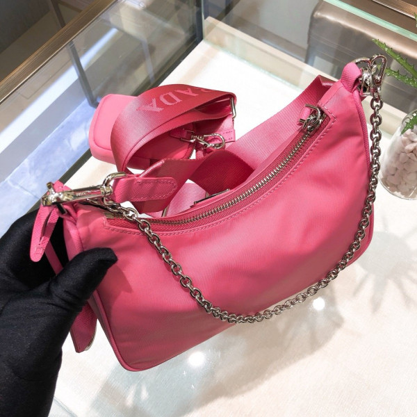 Pra*a nylon hobo bag
