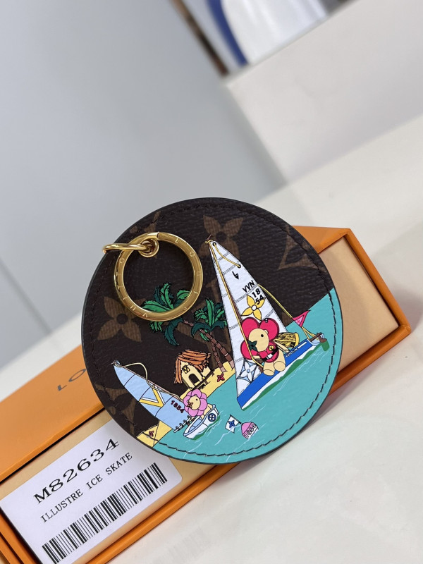 l0*is V*t0n illustre ice skate bag charm and key holder