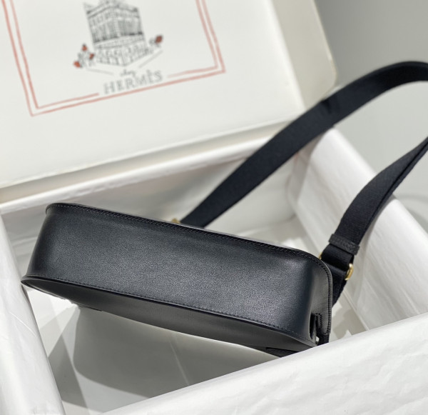 H**mes jypsiere mini bag in swift leather gris meyer