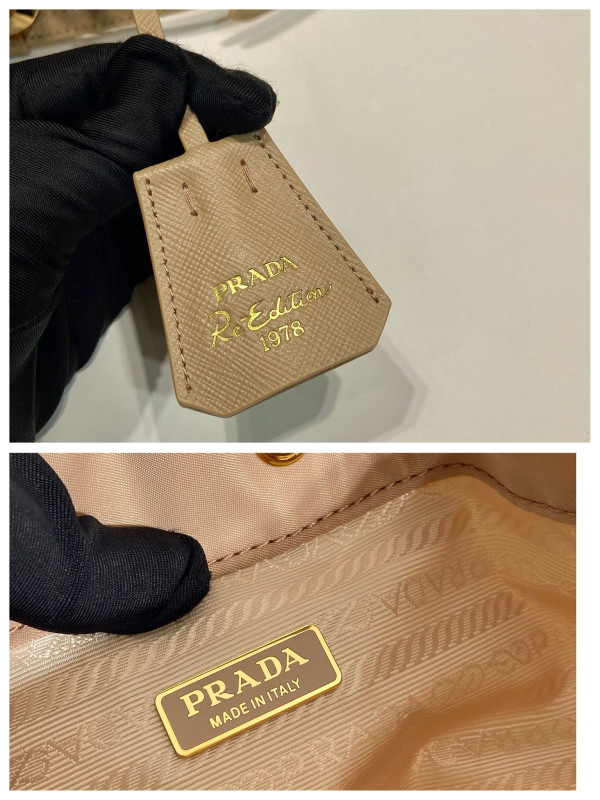 Pra*a bucket bag-15.5*19.5*10cm