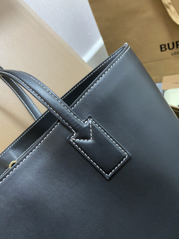 B**rry medium check tote bag-34*14*28cm