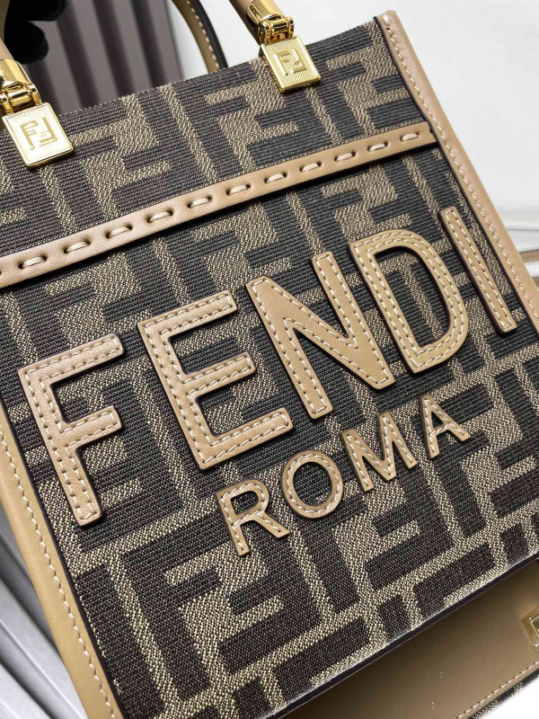F**di mini sunshine shopper-16.5x6x17.5cm
