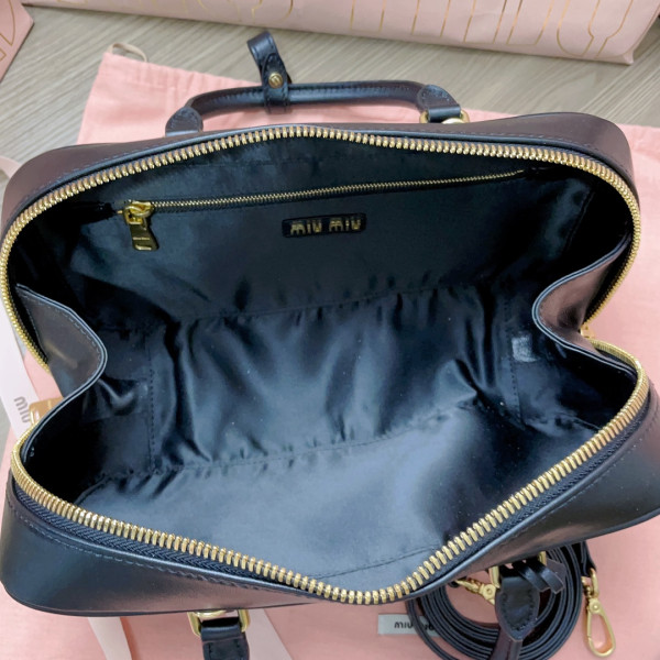 M*um*u arcadie matelassé nappa leather bag-xs/s/m