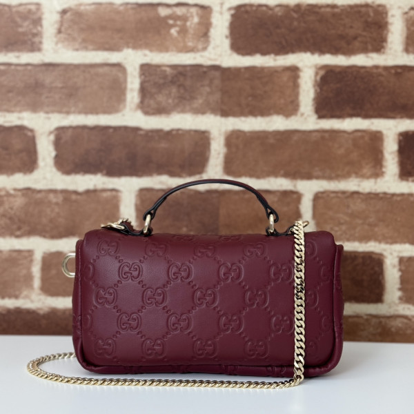G*u*i gg milano mini top handle bag-21*12.5*4.5cm